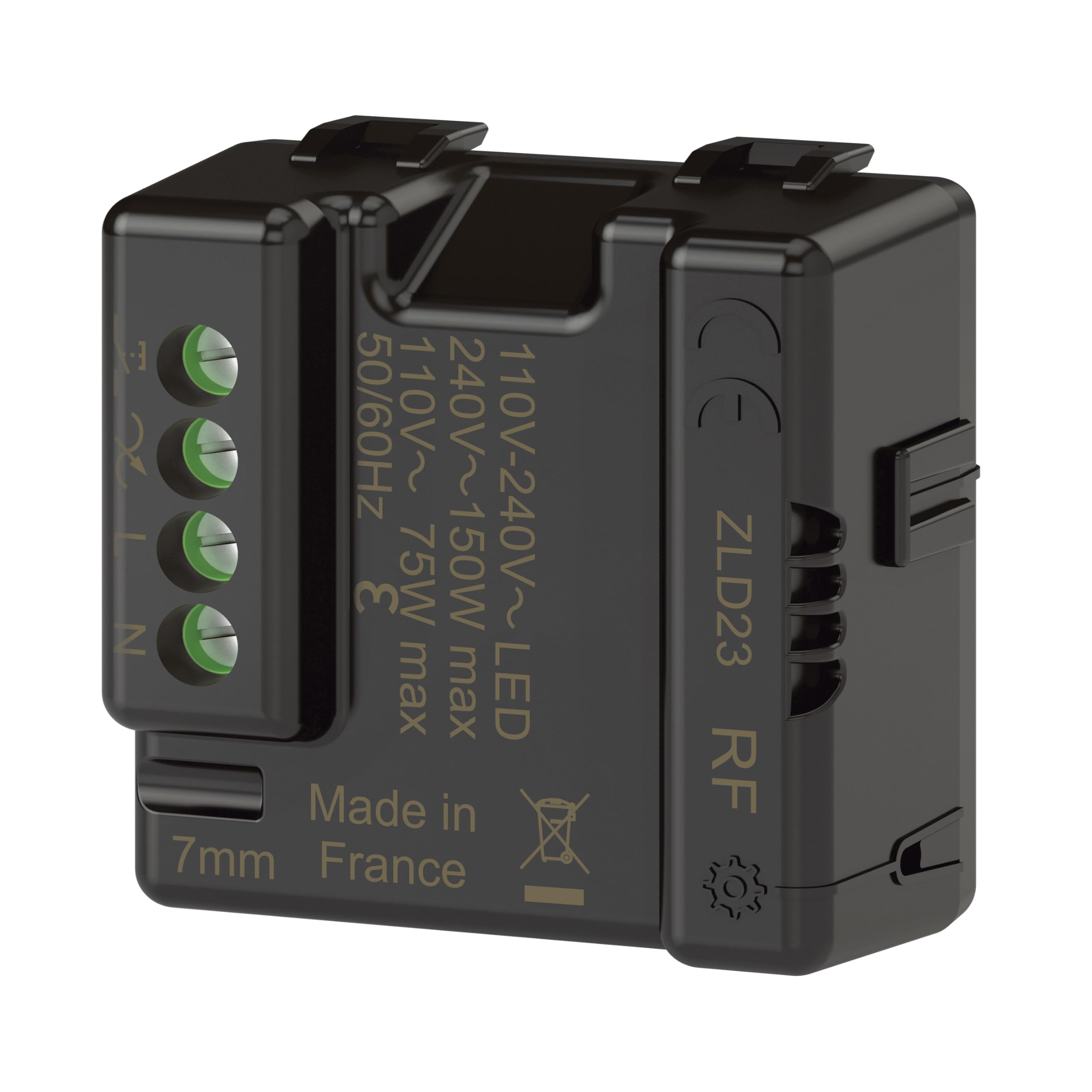 LEGRAND, Con micromodulo Netatmo On/Off da 150 W per serie di interruttori (ad esempio Valena, Seano, Niloe), controllo intelligente della luce, con dimmer, Smart Home, 064899