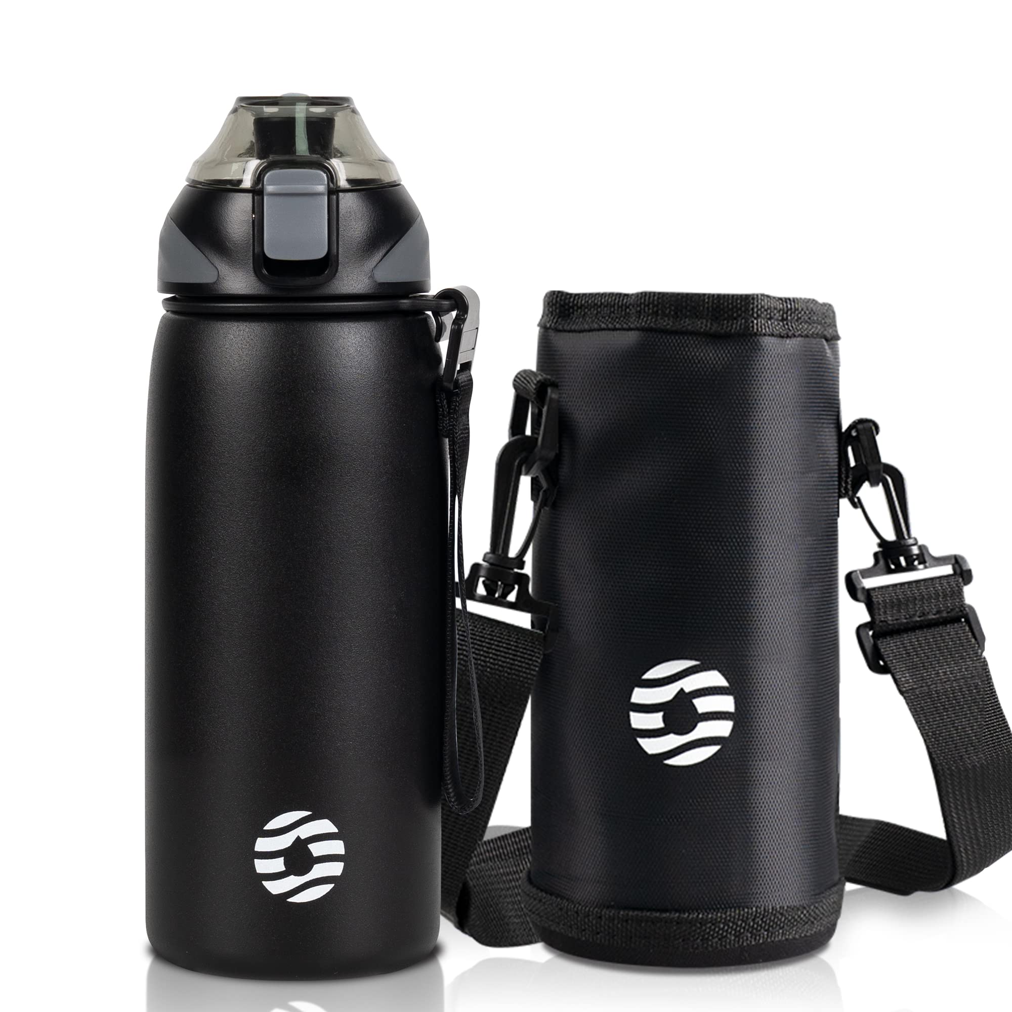 Fjbottle Borraccia Termica acciaio inox 1L, 800ml, 600ml, 400ml Bottiglia Termica per bambini Senza Perdite - Senza BPA Borracce palestra per Scuola, Sport, Yoga, Palestra