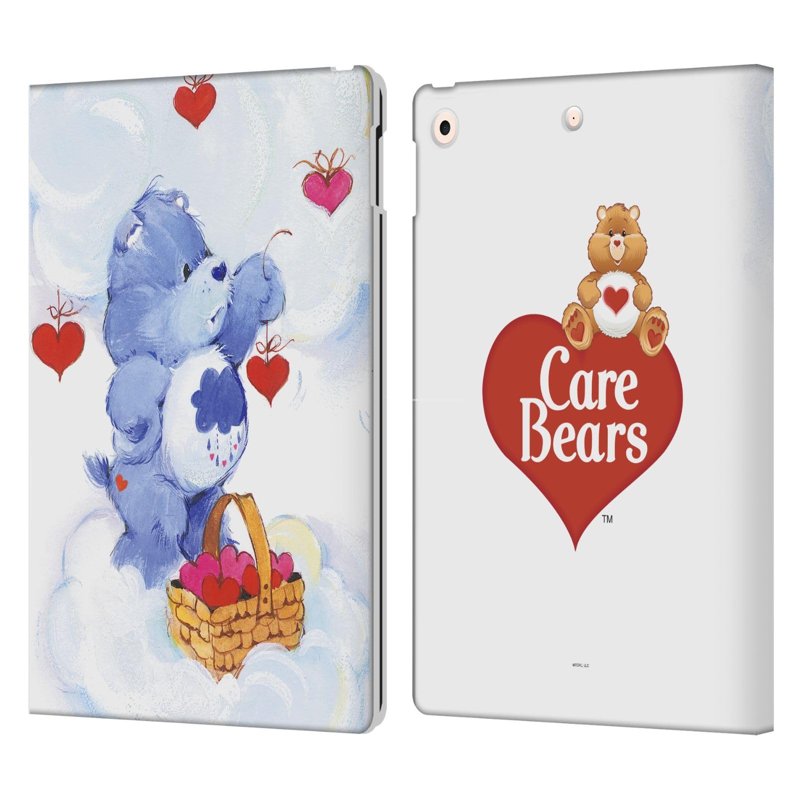 Étui portefeuille iPad 10.2 cuir Care Bears Grumpy Bear - 8
