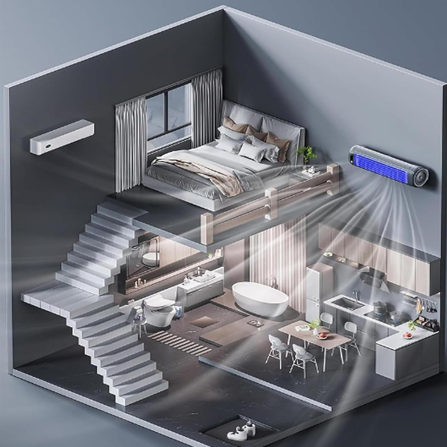 Brezza Max Airconditioner, Qinux Breezamax Draagbare Airco, 2025 Nieuwe