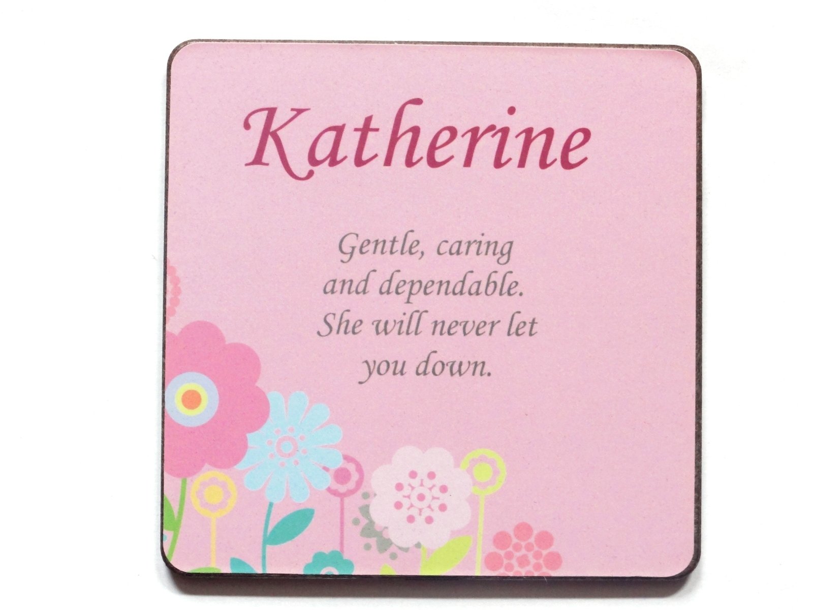 Casa Grande Katherine Personalised Meaning of Name Coaster