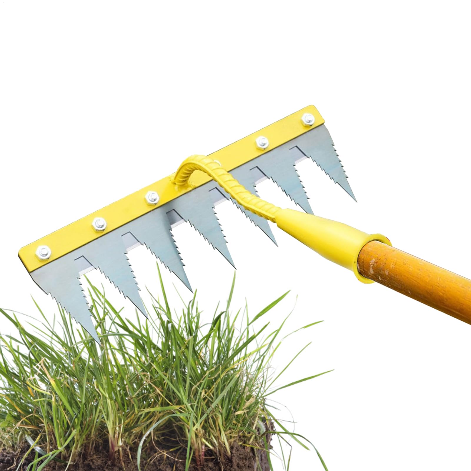 Rastrello per la rimozione delle erbacce Rimuovi erbacce livellante e | Strumento estirpatore per Giardino, Prato, Cortile, Aiuola, Serra, Vivaio, Frutteto, Azienda Agricola, Esterno