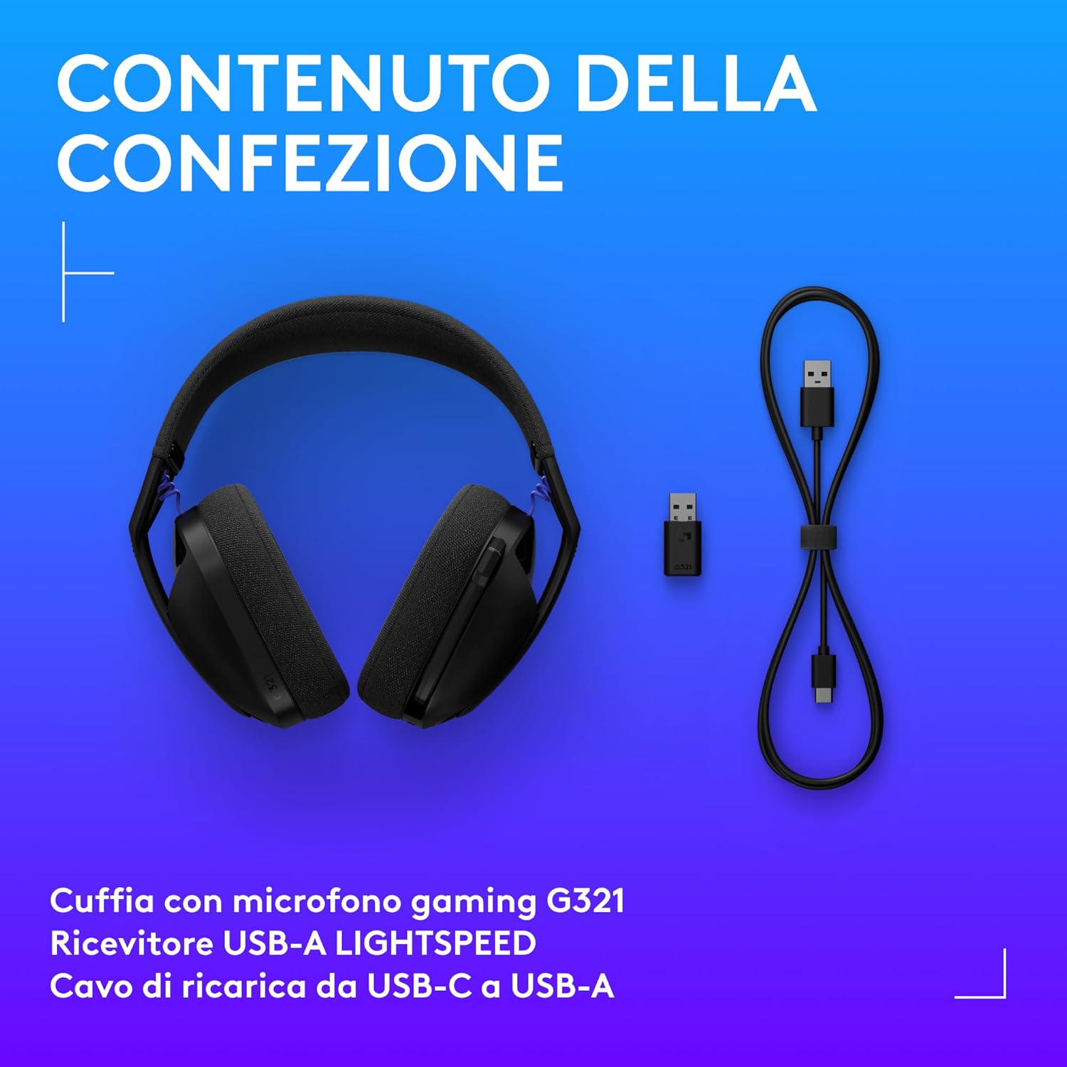 G321 LIGHTSPEED - Cuffia gaming - Immagine 8