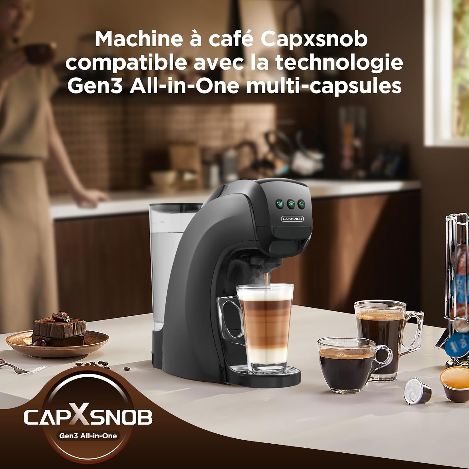 Descaling reminder on CAPXSNOB Warriors1 coffee machine