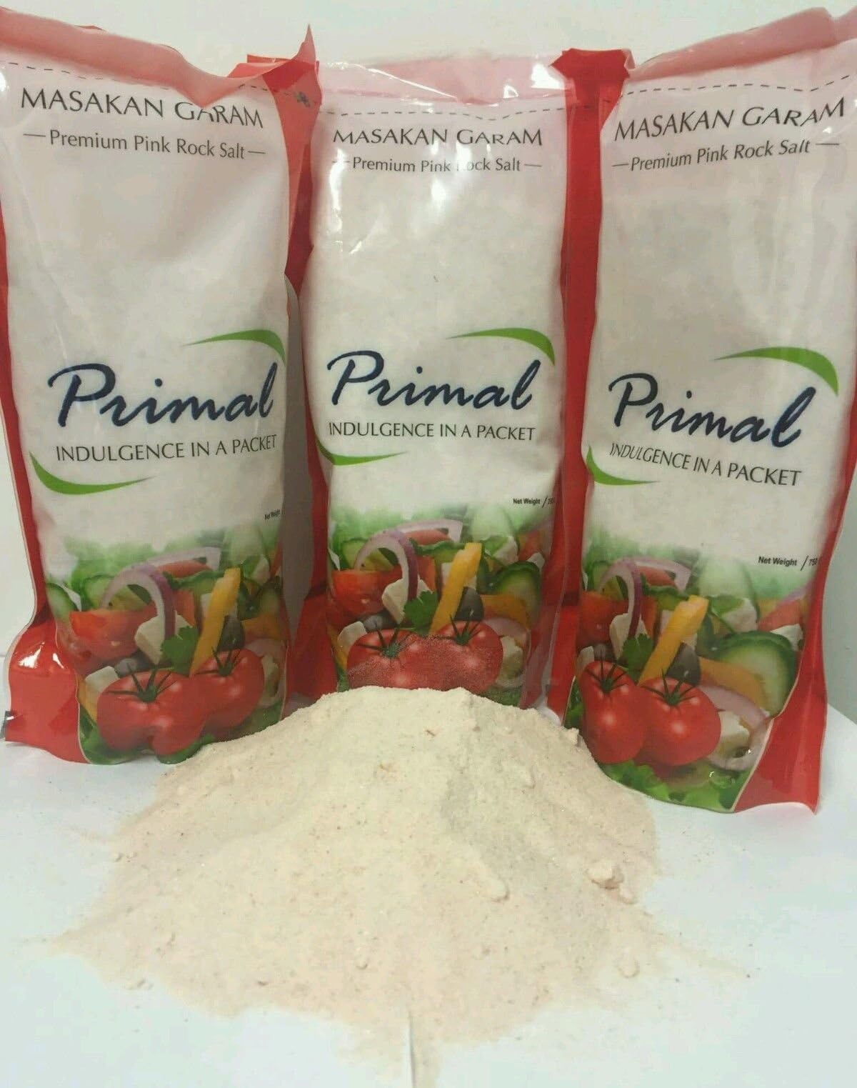 Pack of 3 750 Gm Kitchen Cooking Organic Himalayan Pink Rock Edible Salt Packets