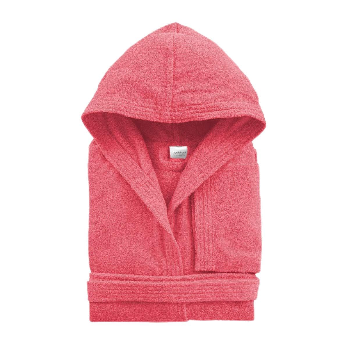 Morbidissimi Accappatoio Spugna Adulto Con Cappuccio, Cinturino e 2 Tasche, Accappatoi Uomo Donna in Spugna Morbida 400 gr/mq Puro Cotone V820