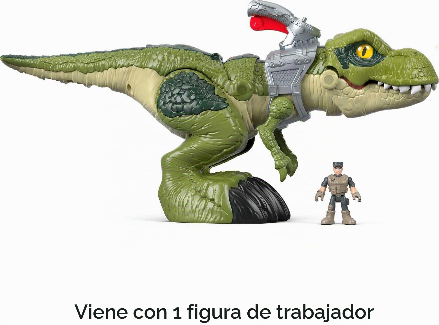 Fisher-Price Imaginext Jurassic World Tiranosaurio Megamandíbula, Dinosaurio de Juguete para niños +3 años (Mattel GBN14)