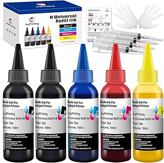 JoyPrinting Ink Refill Kit for HP Printer Cartridges HP 67 67XL 60 61 62 63 65 65XL 910 950 951 952 962 932 933 920 901 90...