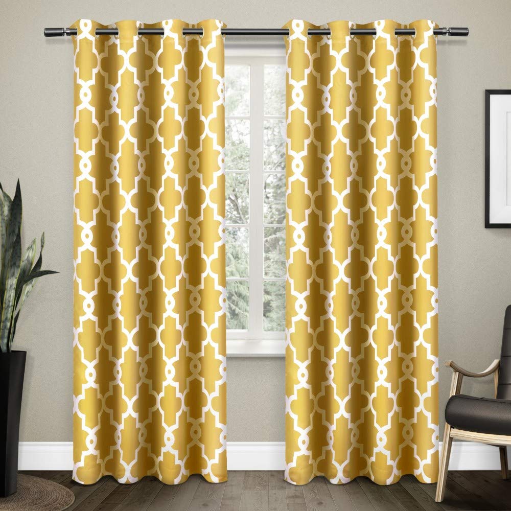 Yellow Tab Top Curtains Curtains & Drapes 2023