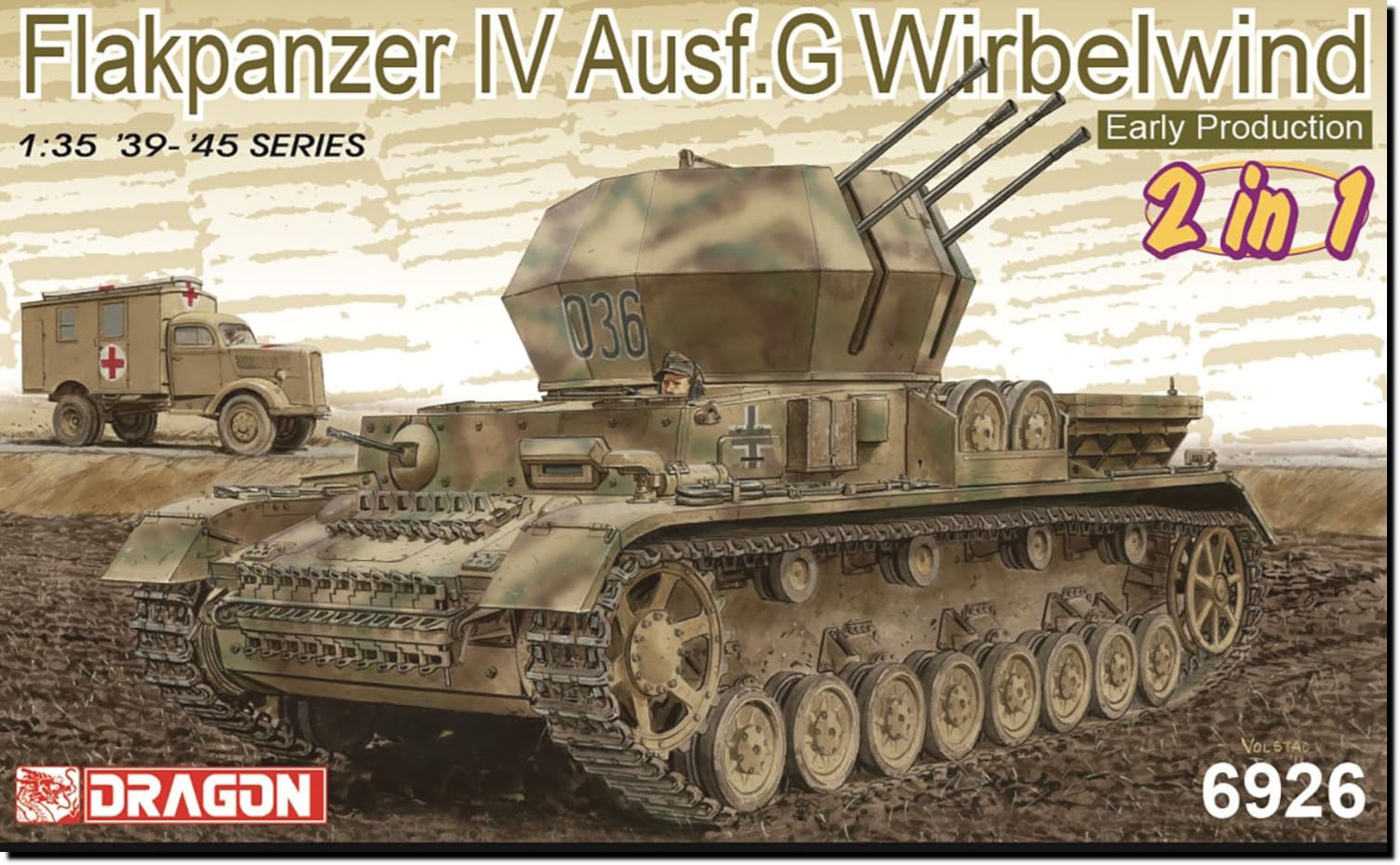 Amazon | プラッツ ドラゴン 1/35 WW2 ドイツ軍 対空戦車 IV号G型