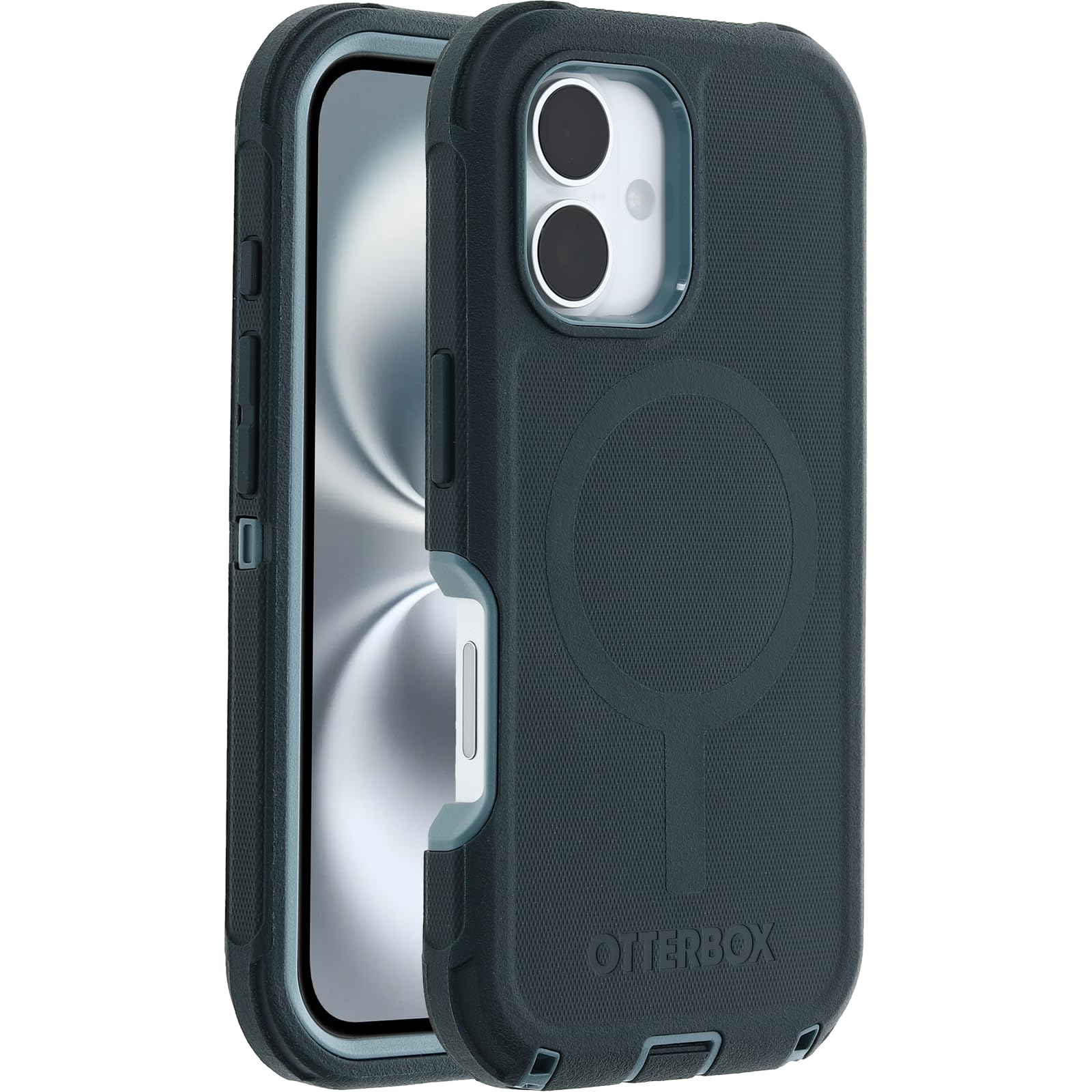 OtterBox Defender Series MagSafe Case for iPhone 16, Shockproof, Drop Proof, Ultra-Rugged, Protective Case, 7x Tested to Military Standard, Green
