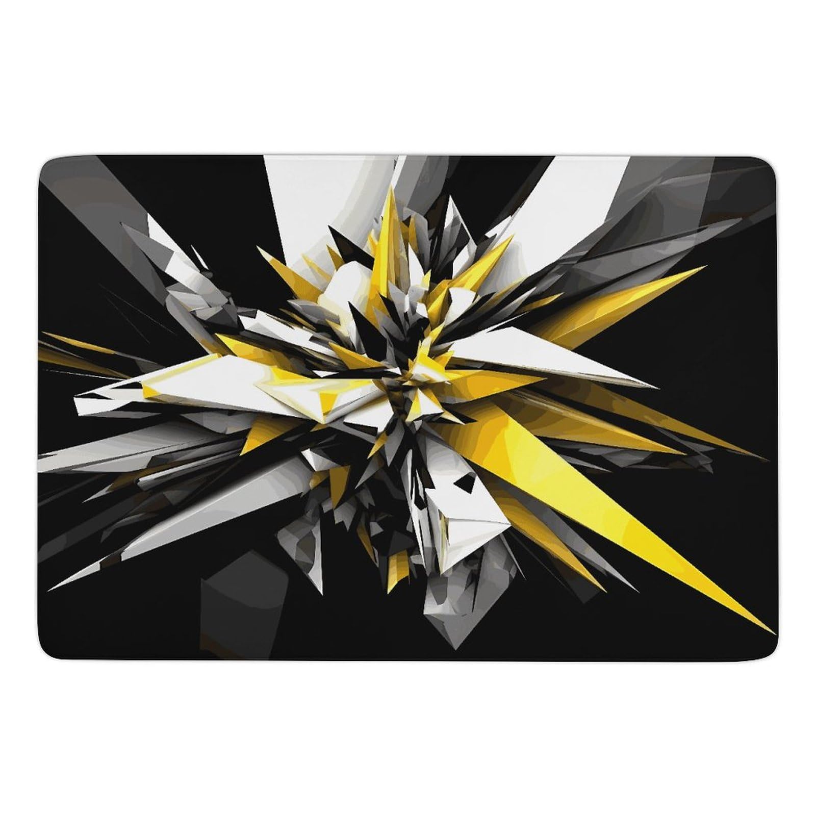 Tapis de salon jaune et noir pour illuminer votre chambre ou votre terrasse cet été