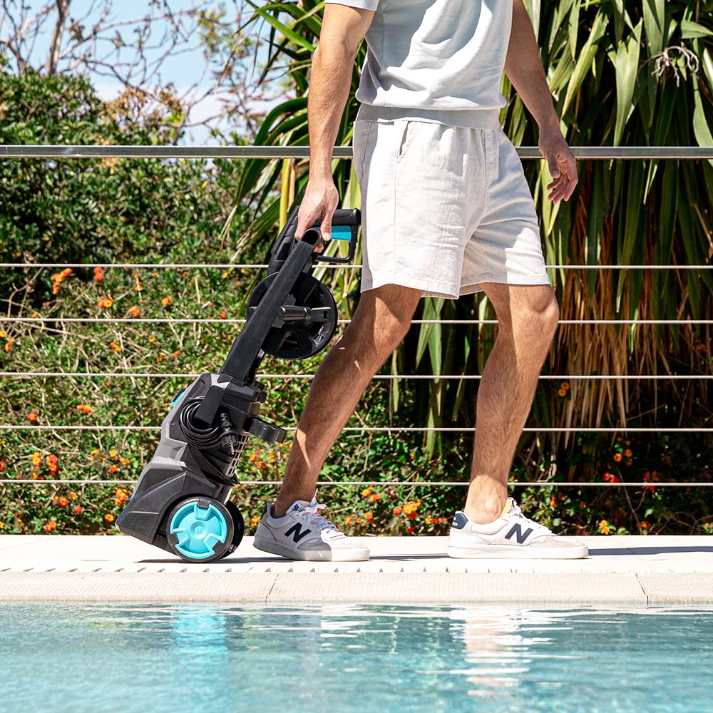 Cecotec Hidrolimpiadora de Alta Presión HydroBoost 2000 Car&Garden Pro. 2000W, Hogar, Jardín o Coche, Caudal de 450 l/h, 150 Bares de Presión, Bomba de Aluminio, Radio de Acción 14m