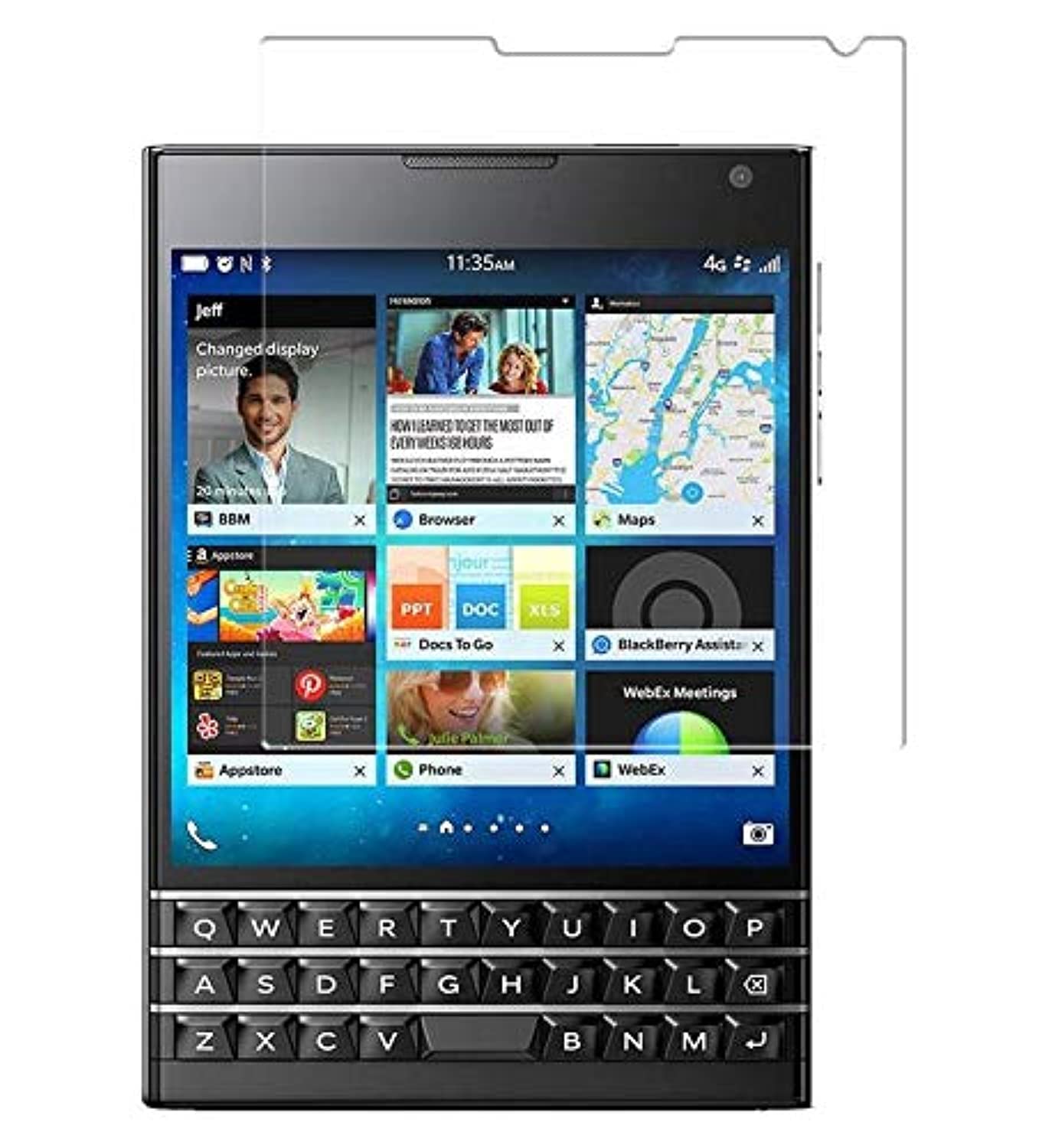 Tempered Glass Screen Protector Guard for Blackberry Passport Q30 Glass Screen Flim