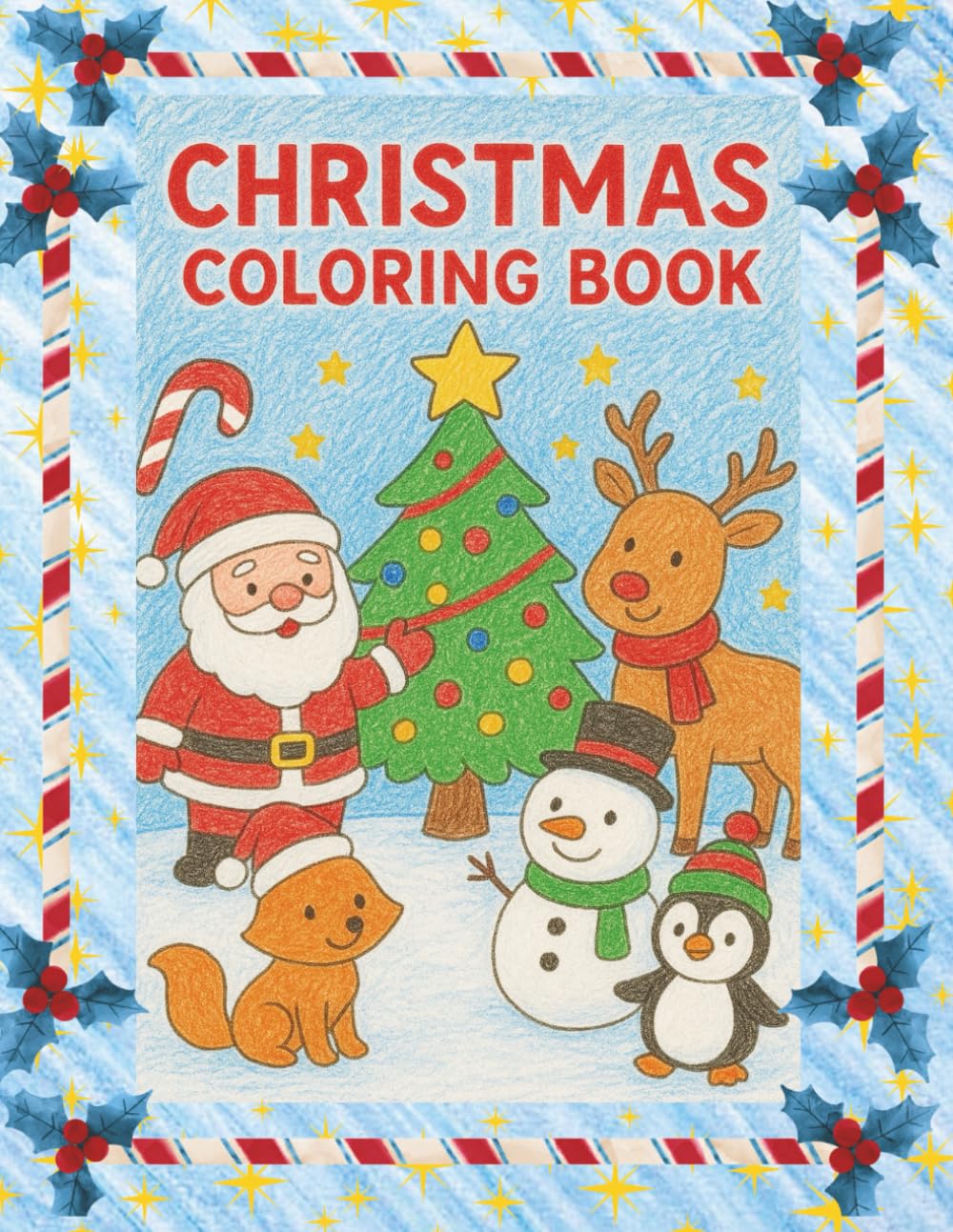 Christmas Coloring Book for Kids: Fun and Festive Holiday Adventures