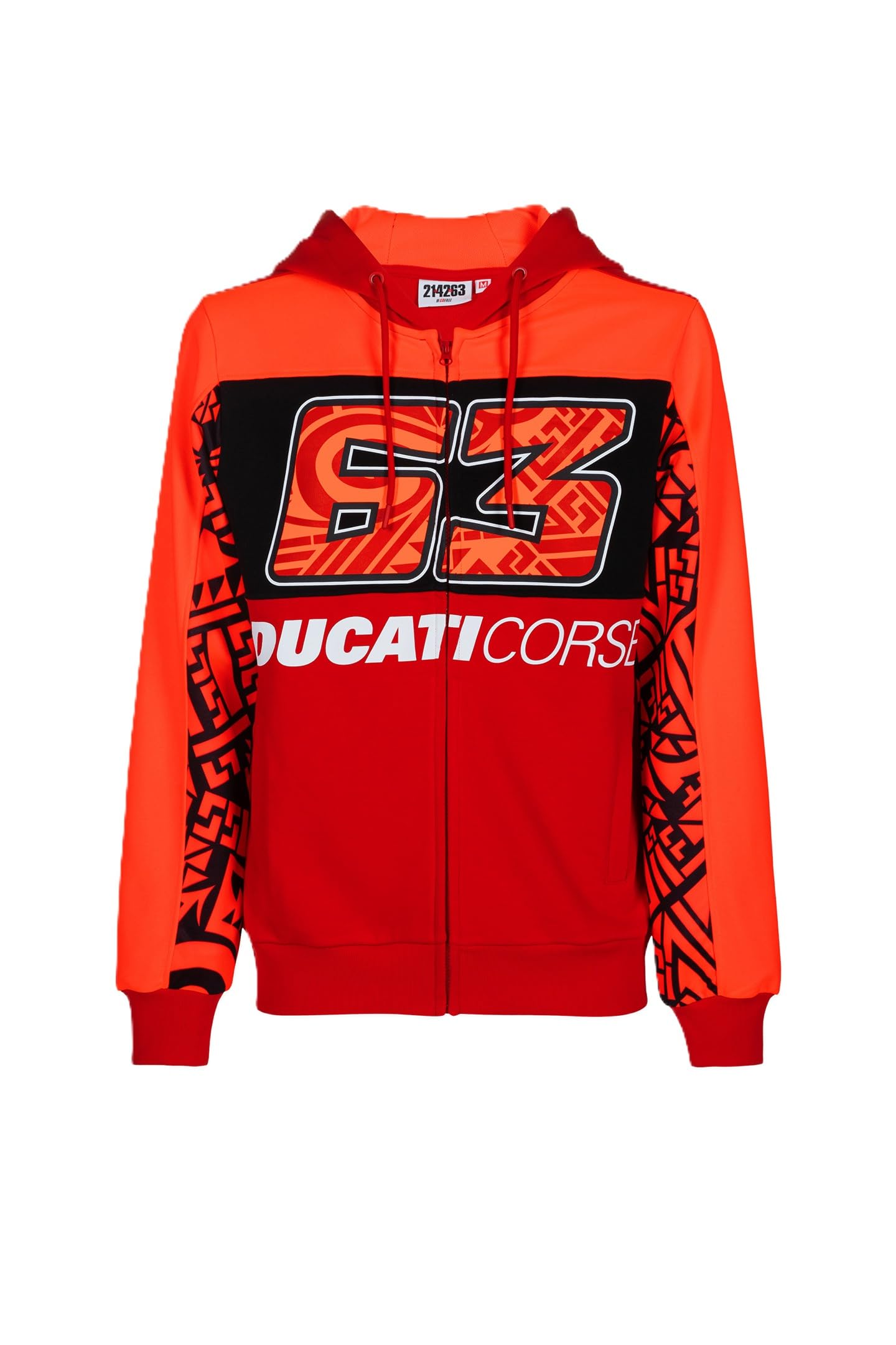 VR46 BAGNAIA - Ducati Dual Line,Fleece,Uomo,Red,M