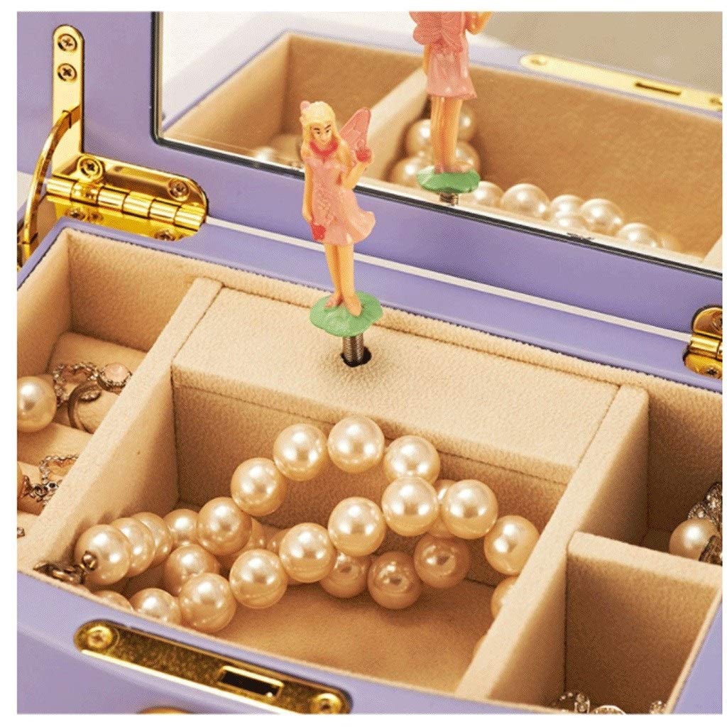 Caja de Musica De Gama Alta Hecha a Mano Caja de música Puede Poner joyería Perfecta del Regalo cumpleaños Navidad San Valentín