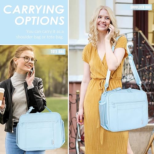 Miniatura 7 de NOL - Lonchera para niños de 3 años en adelante, reutilizable, aislada, con cierre de cremallera, asa de hebilla, correa larga ajustable para el