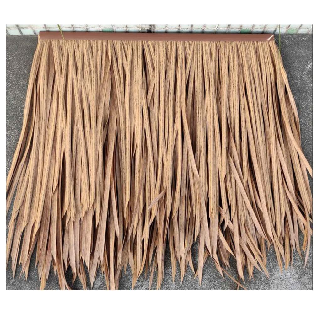 Toit de chaume de simulation en plastique décoration de tuiles antiques jardin scénique maison en bois pavillon de chaume artificiel PE/PVC fausse paille toiture de chaume pour bar