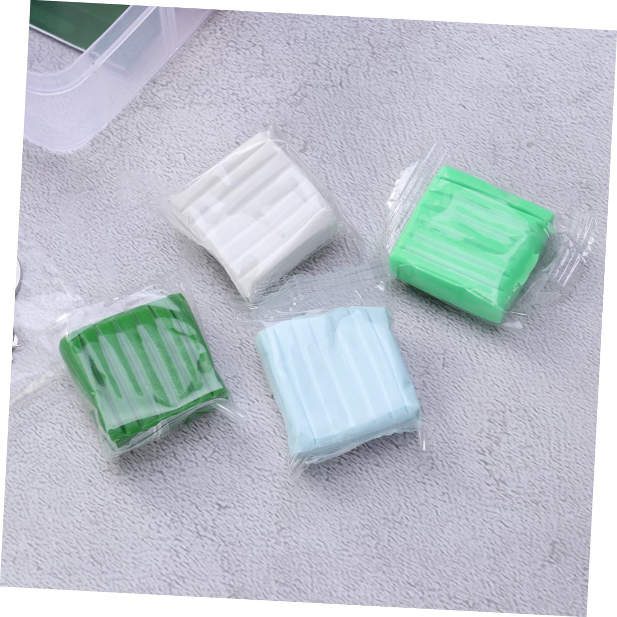Kit di Argilla Polimerica 24 Colori Morbida Facile da Modellare | Accessori Creativi Inclusi, Blocchi DIY per Bambini, Pvc, Uso Artistico