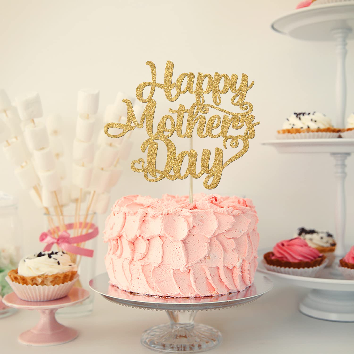 Feliz Cumpleaños Mamá Cake Topper Svg, Happy Birthday Mom Cake Topper