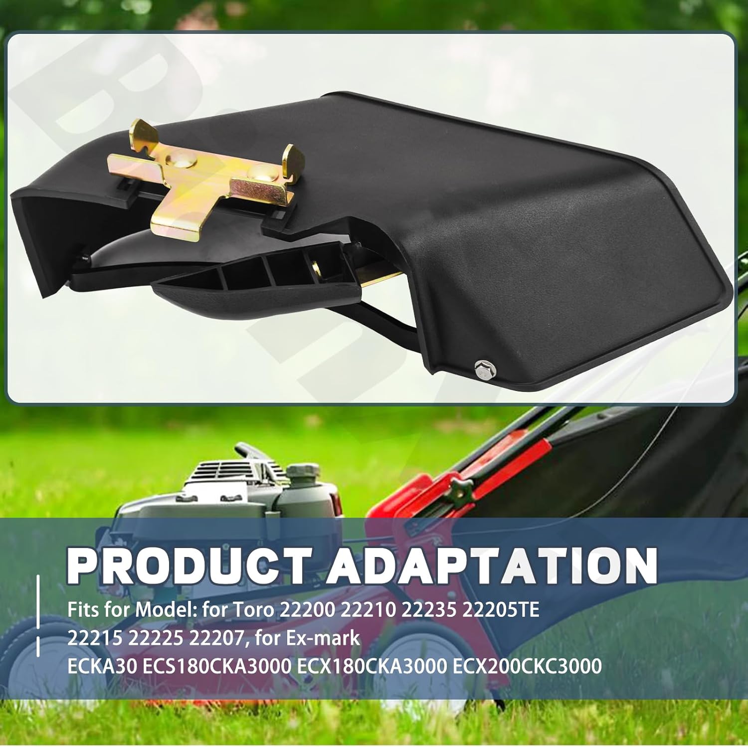 116-9754 Side Discharge Chute Compatible with Toro Exmark 30” TimeCutter 22200 22205TE 22207 22210 ECS180CKA30000 & for Commercial Walk Behind Mower S Series