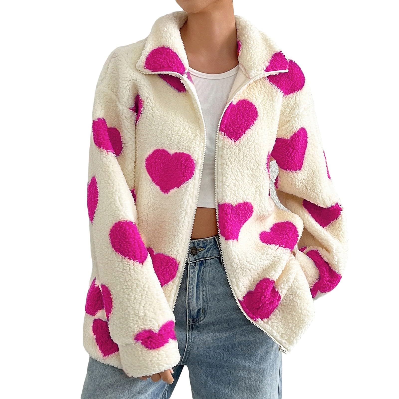Sudadera con capucha de gran tamaño mujer Y2K chaqueta de felpa abrigo de invierno coreano talla grande 5
