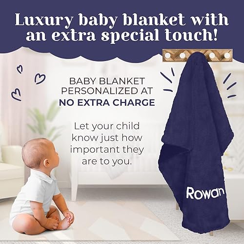 Miniatura 4 de berry bebe Manta de bebé personalizada, manta de bebé personalizada, manta de bebé personalizada para recién nacido, manta de bebé con monograma con