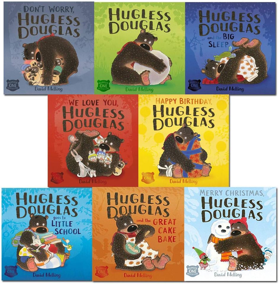 Hugless douglas collection 8 books set by david melling Paperback – 1 Jan. 2019