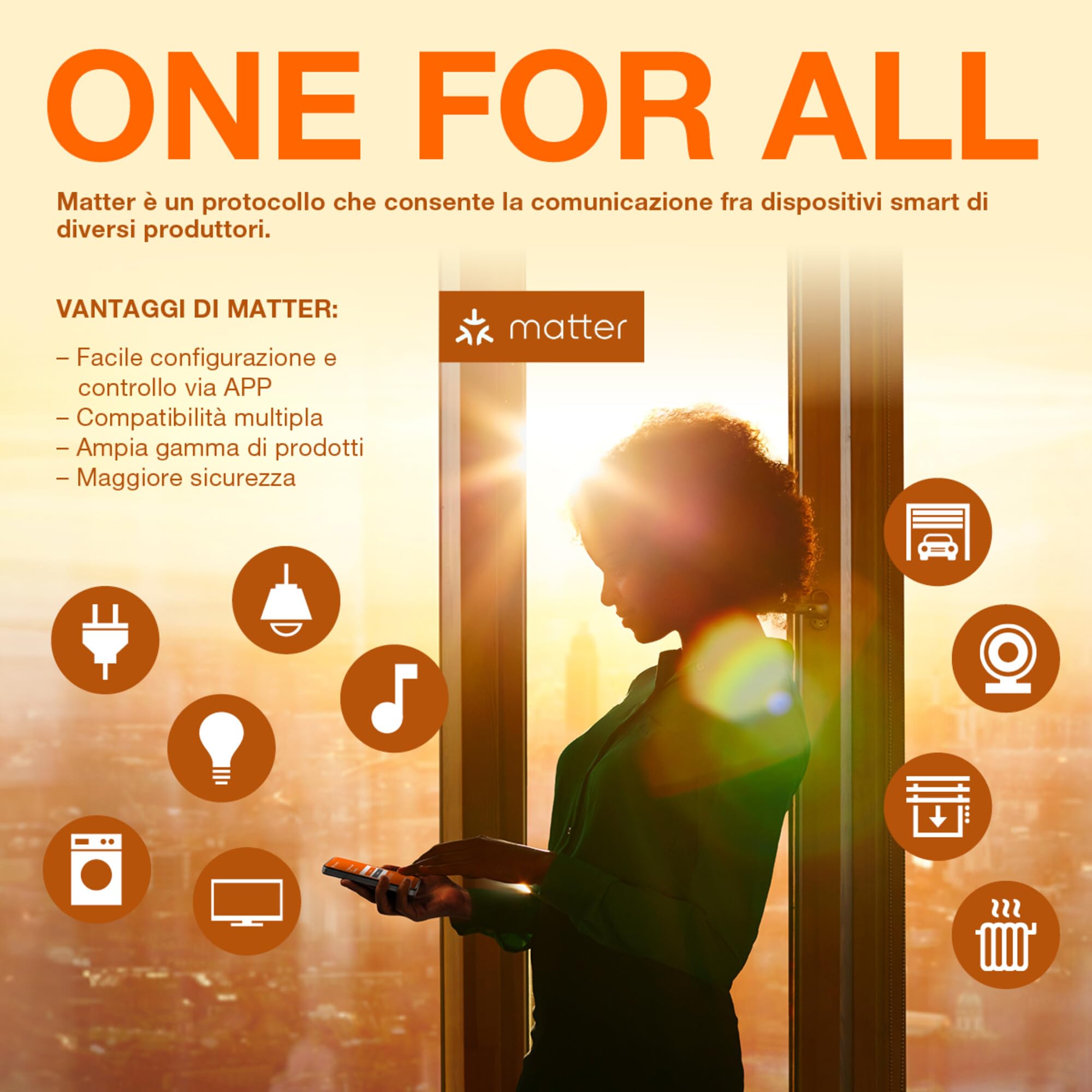 Ciabatta multipresa OSRAM SMART+Wifi Smart WiFi EU-EU a 4 vie con porte USB intelligenti, protezione IP20, per integrare i dispositivi nella casa intelligente