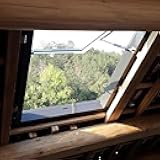 Replacement Windows For Houses Roof Window Skylight Small Window In A Buildings Roof Aluminium Roof Hatch Window With Tempered Glass For Attic Sun Room Basement Garage(45°,LxW 65x65cm/25.6x25.6in)