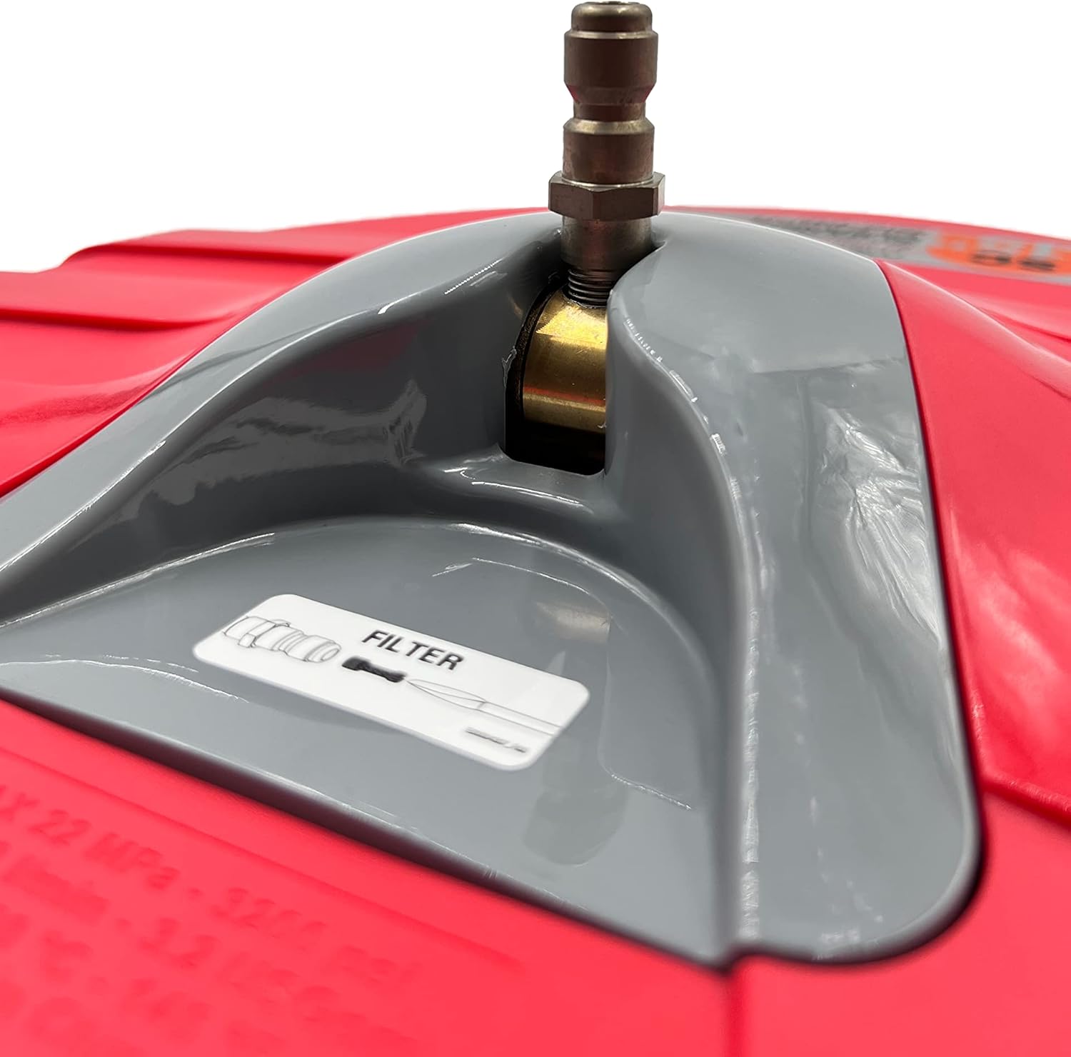 MLSC15 15 Inch Surface Cleaner. Fits AR Pro 600 Series Electric Pressure Washers or Residential Gas Pressure Washers. 3200 Max PSI, 3 Max GPM Red