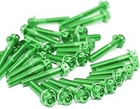 Vista 39 de MC Motoparts Race Spec Kit de pernos de motor cabeza HEX M6 compatible con XJ6 Diversion/F 2009-2016 13 14 15 16 (azul)