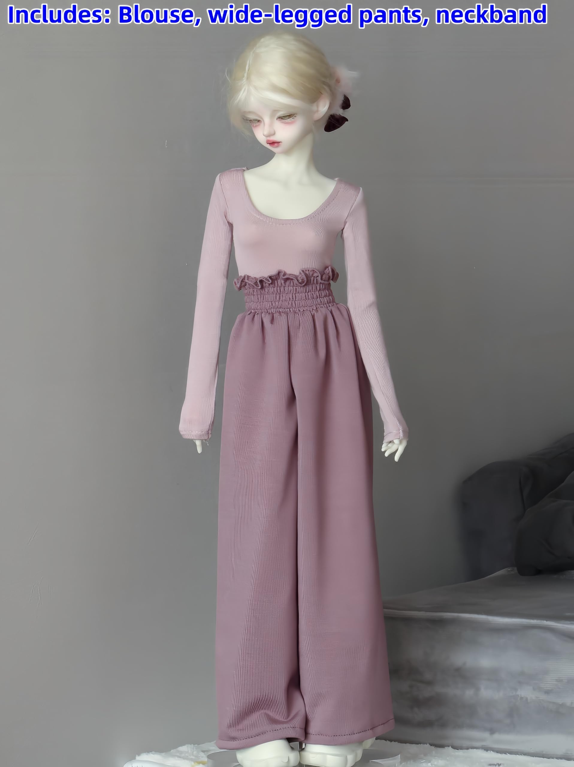 Bjd Puppenkleidung für 1/3 1/4 Bjd-Puppen, Kugelgelenk-Puppenkleidung, handgefertigt, viele Modestile Set (O, 1/4)