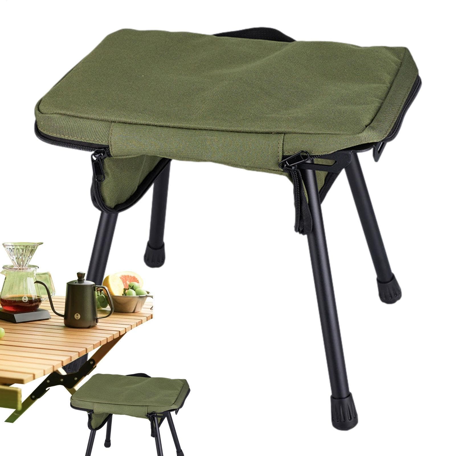 Sgabello da pesca, sedia pieghevole leggera, peso massimo 79,8 kg, sedile portatile da campeggio per pesca all'aperto, escursionismo, viaggi, picnic, giardino, cortile