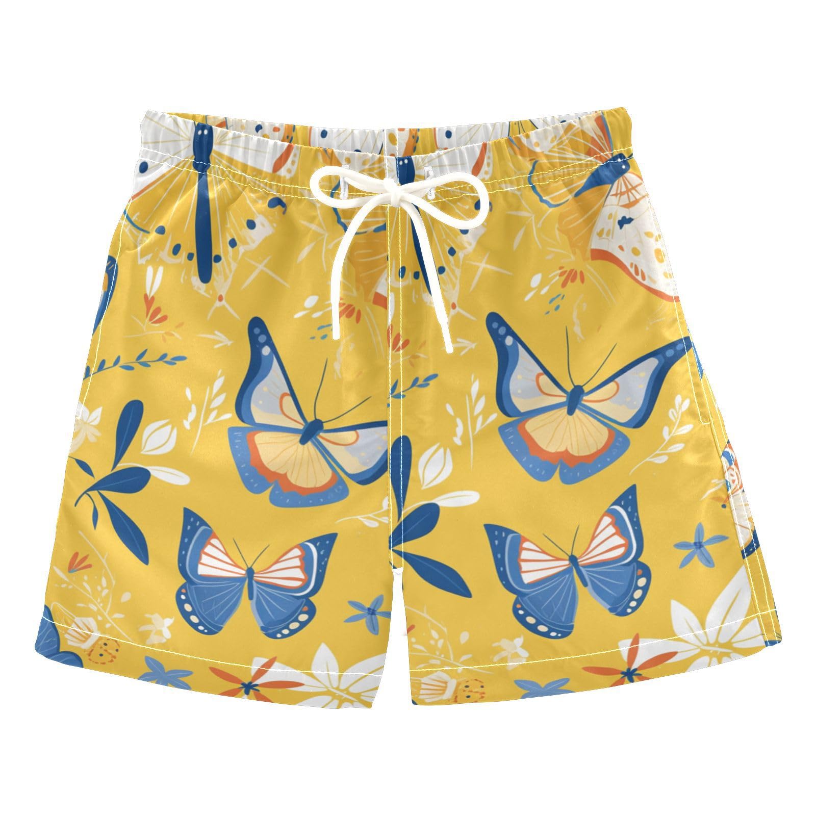 Zathe Butterfly Beautiful Toddler Swimsuit Quick Dry Boys Joggin Shorts Kids Swimwears Vacation 2T