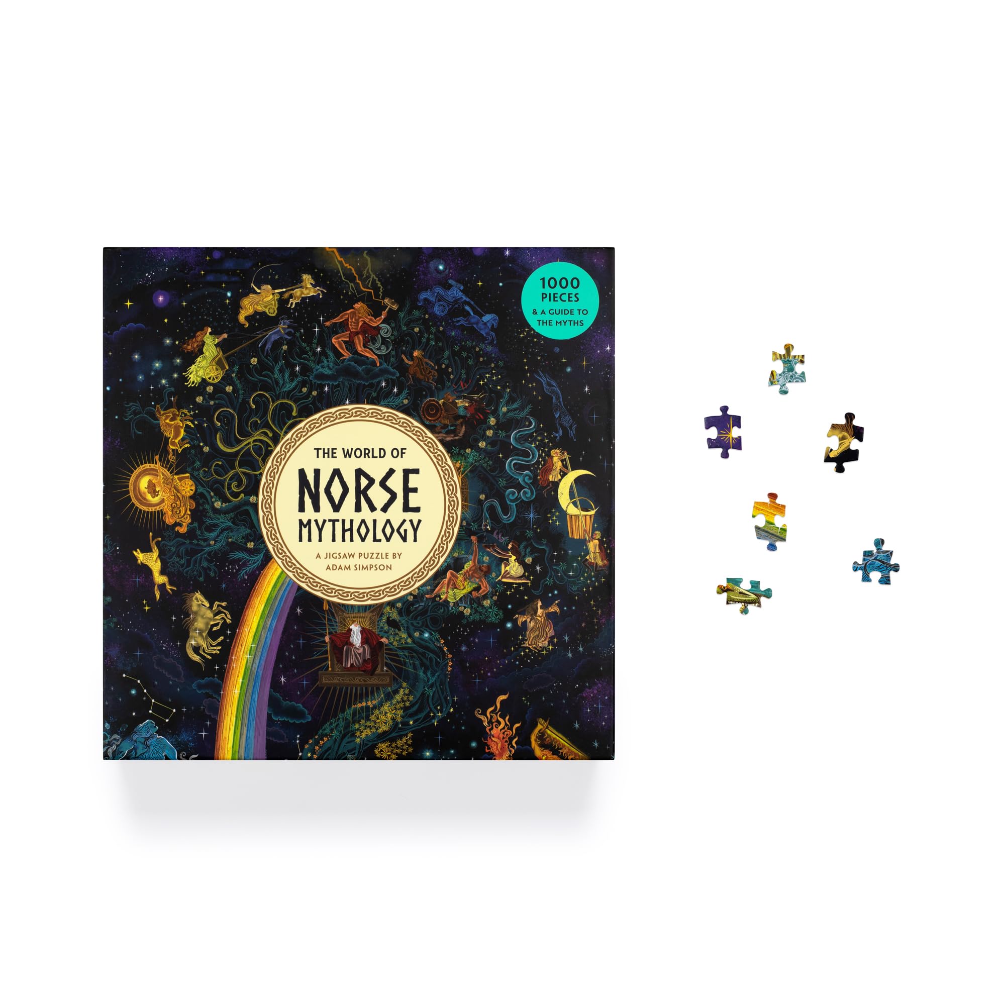 The World of Norse Mythology: A 1000-piece jigsaw puzzle by Adam