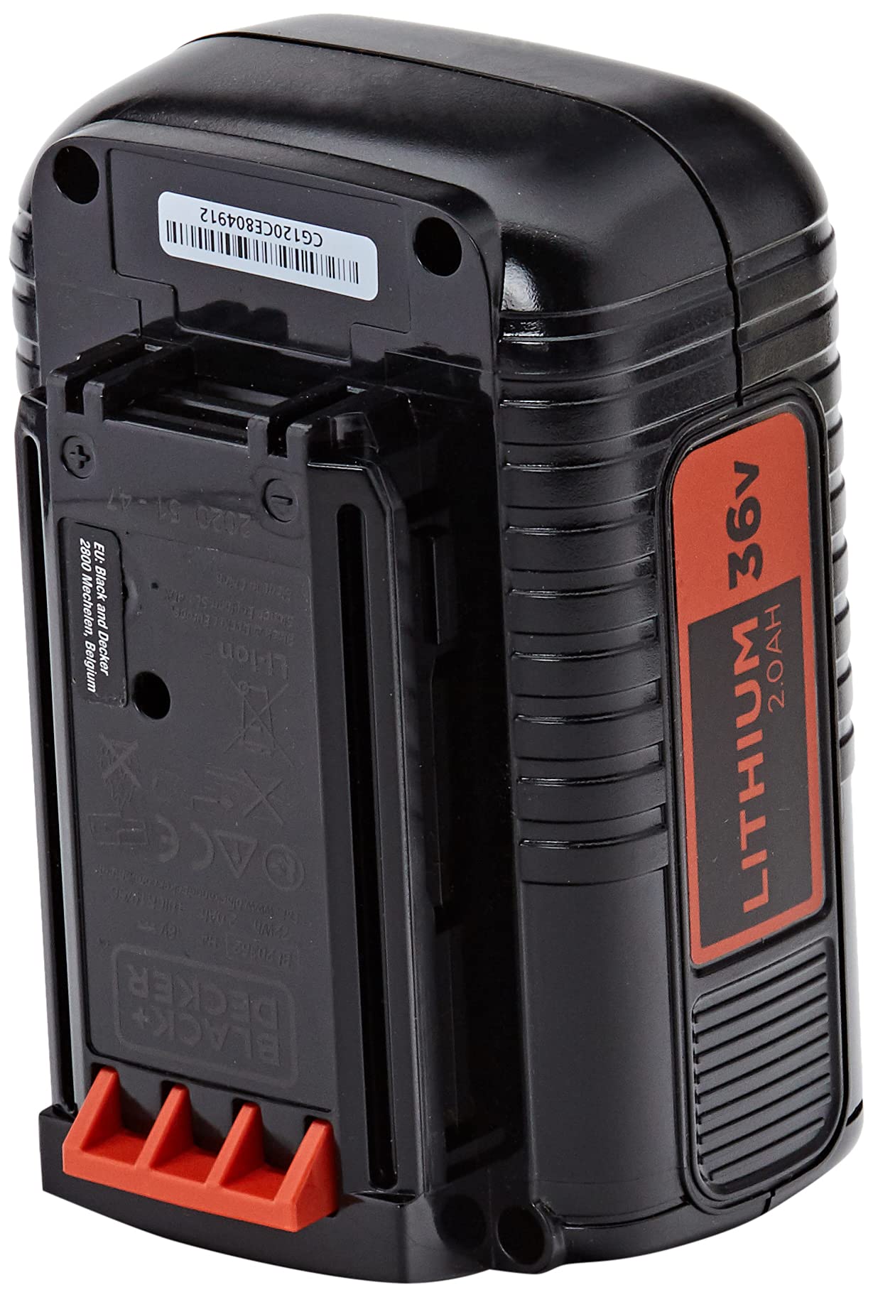 BLACK+DECKER Soffiatore, Trituratore, Aspiratore Foglie A Batteria Litio & Kit Batteria Al Litio E Caricabatterie Compatibile Con Prodotti A Batteria 36V, Bdc2A36-Qw