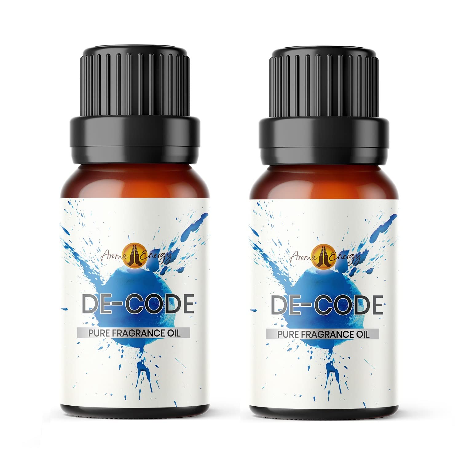 Aroma Energy | De Code Fragrance Oil 20ml (2 x 10ml) - Highly Scented Oil for Making Candle, Soap, Wax Melt, Diffuser etc
