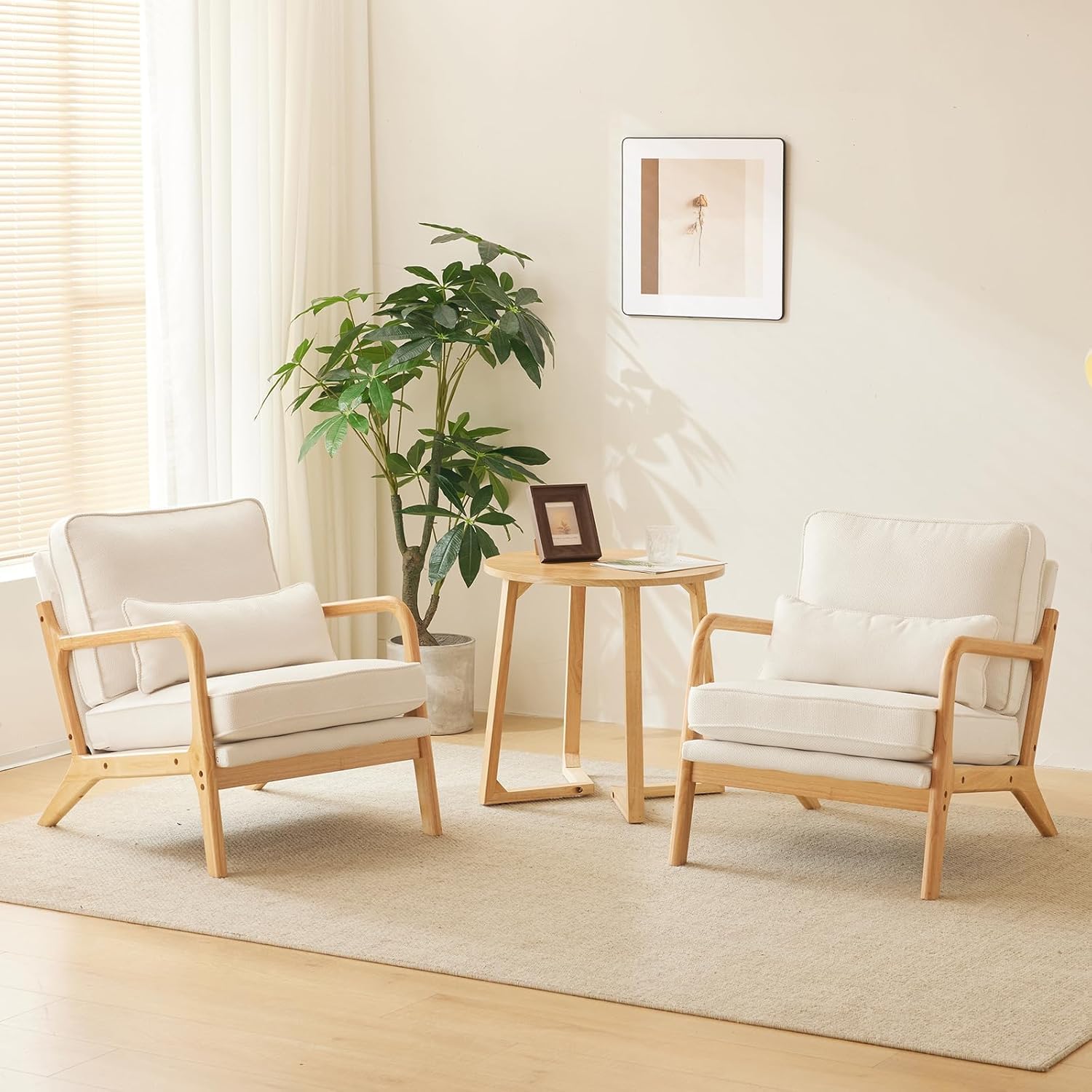 Amazon｜TOPAIM ソファー 1人掛け アームチェア 幅65cm ローソファー 