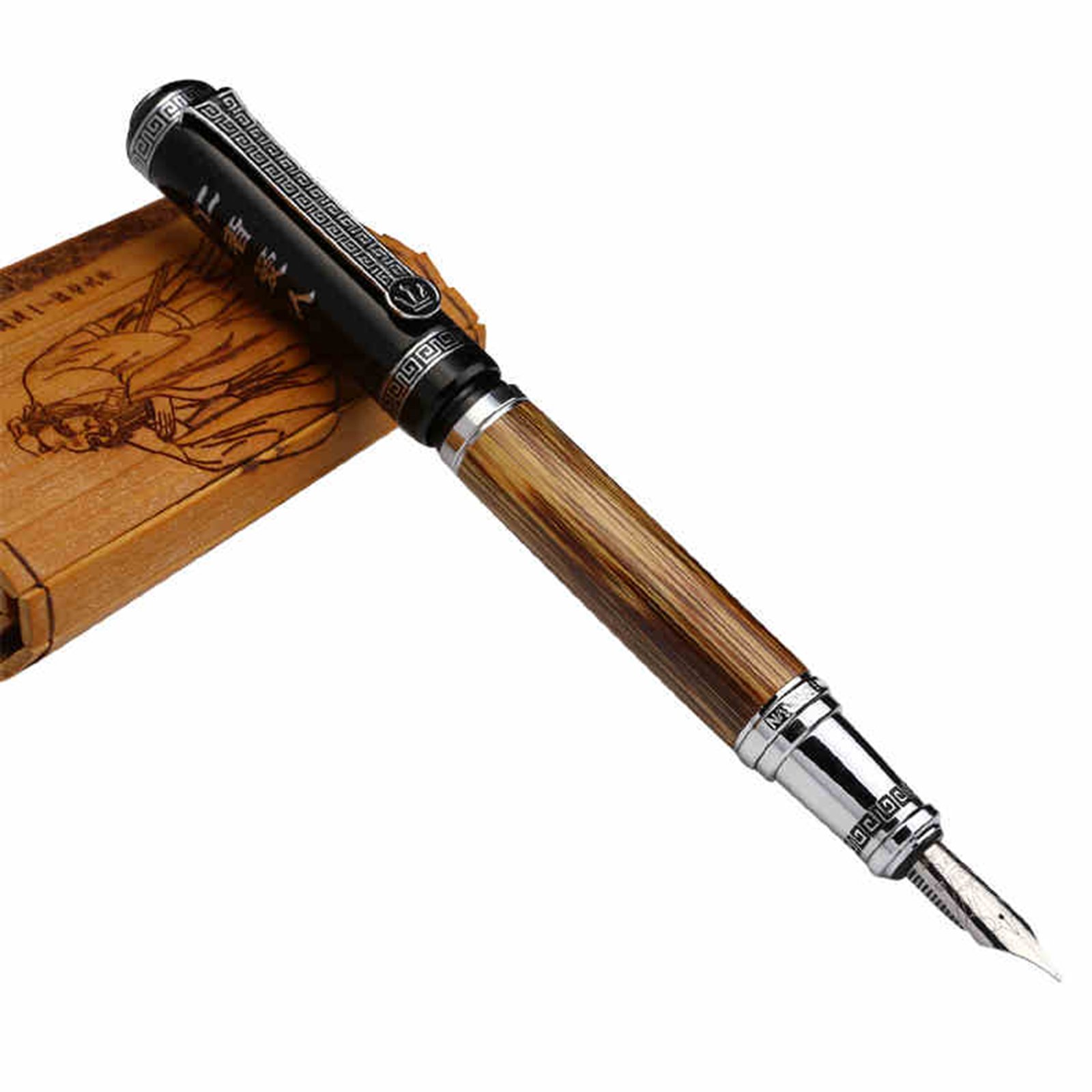 Duke 551 Confucius Luxus Füllfederhalter Kalligraphie Füller mit Iridiumfeder 4282