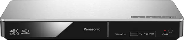 Imagen relacionada con Panasonic DMP-BDT184EG - Reproductor BLU-Ray (tecnología DLNA, Aplicaciones de Internet, vídeo a la Carta, escalado a 4K, 3D, USB, Puerto LAN, procesador Dual Core, Control HDMI y reproducción MKV)