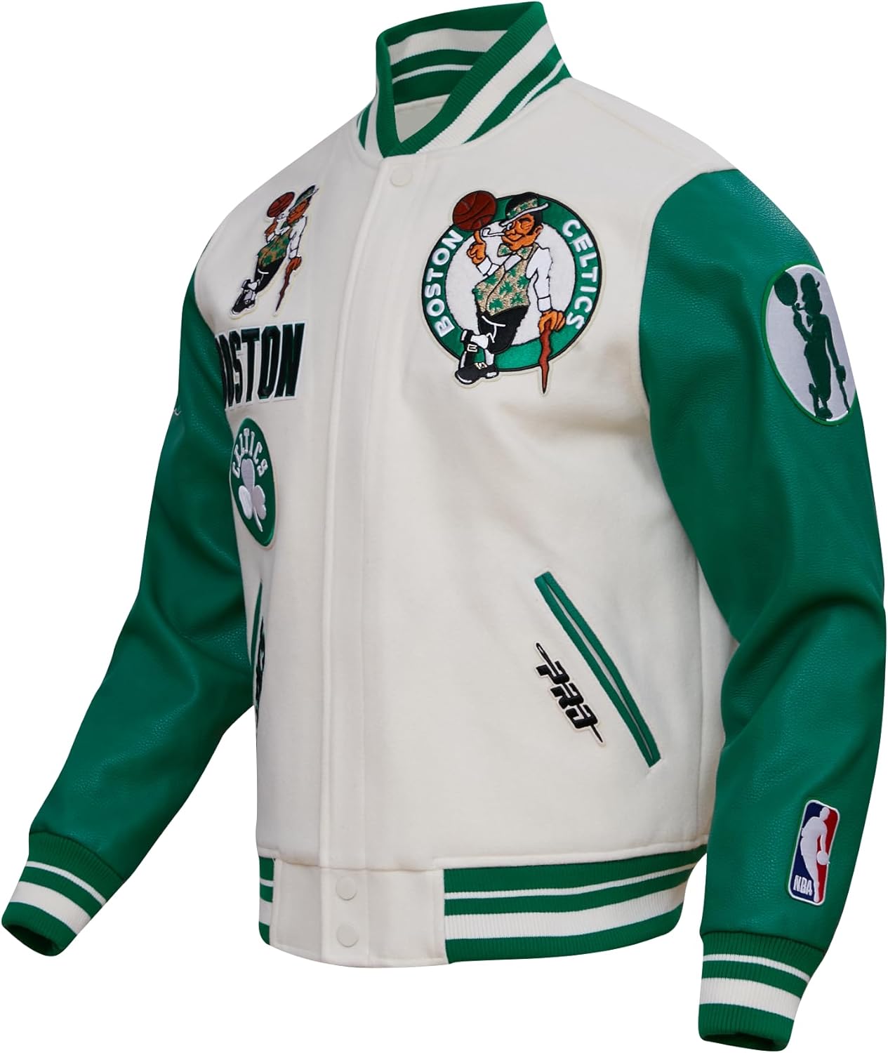 Pro Standard Mens NBA Retro Classics Varsity Jacket - Image 4