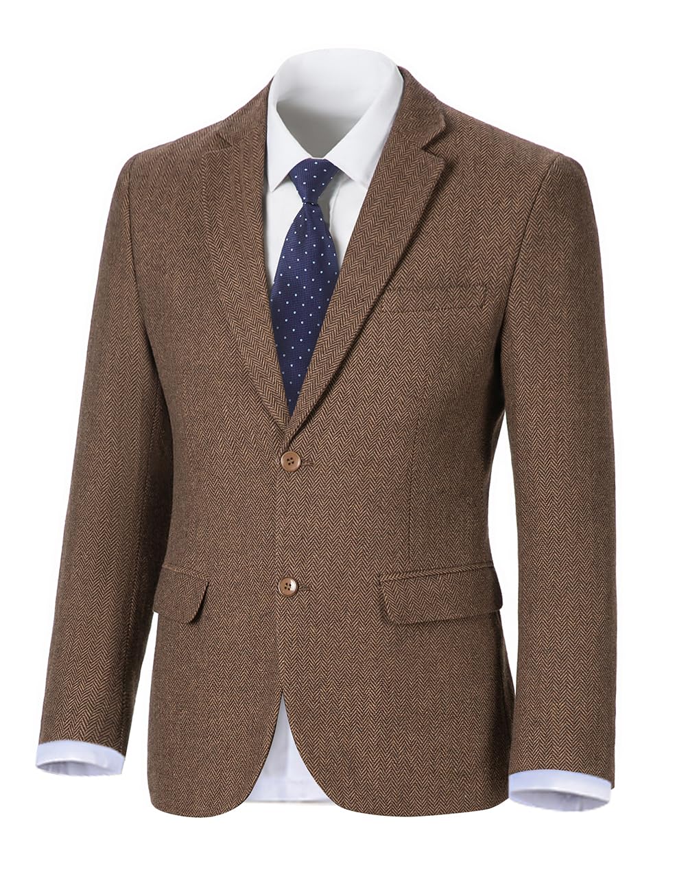 Blazer für Jungen, Retro-Fischgrätenmuster, formeller Tweed-Muster, klassische Kinderjacke für Jungen, Hochzeit, Freizeitjacke