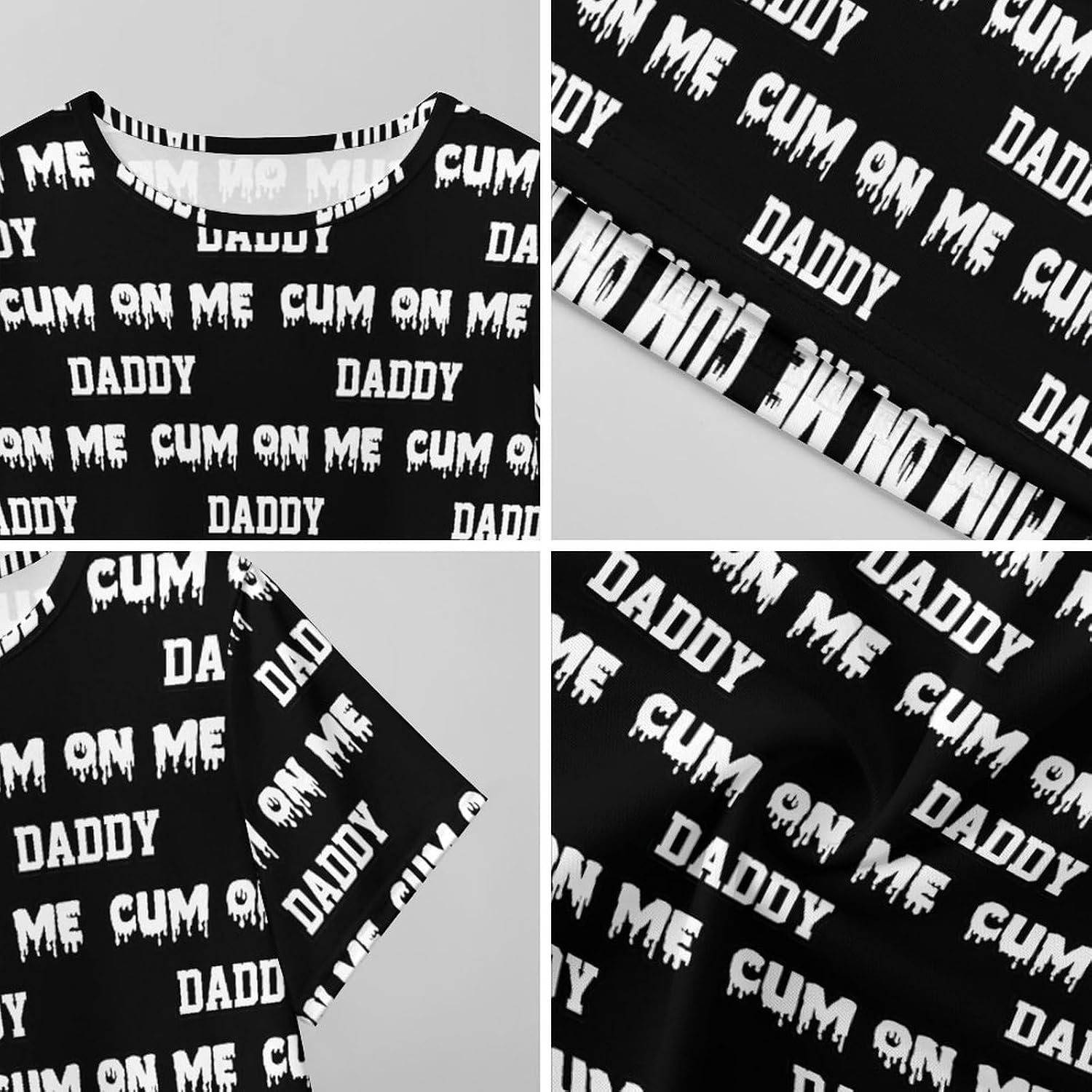 Cum on Me Daddy Nightgowns for Women Short Sleeve Sleep Dress Casual Sleepshirt Night Gowns Pajamas