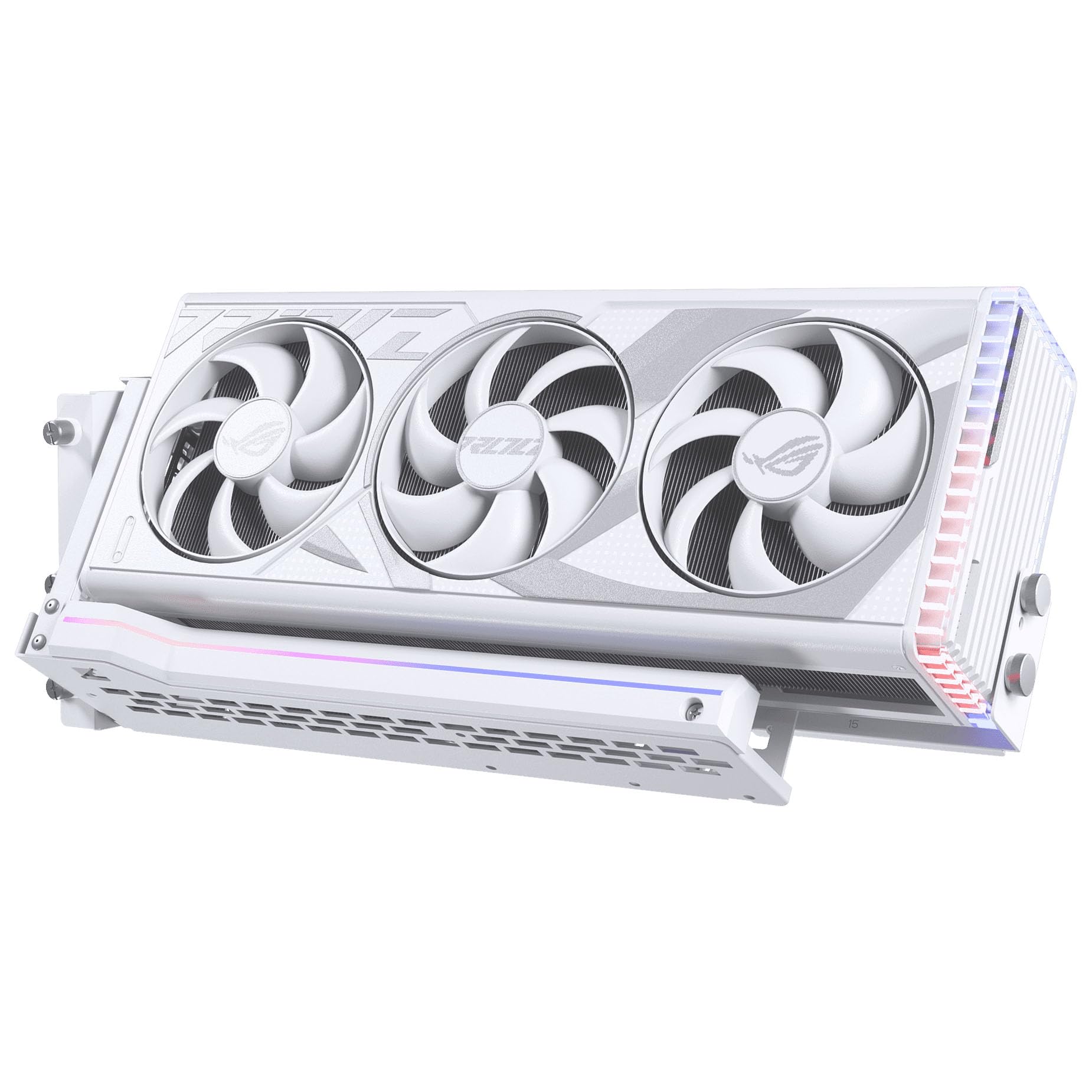 PHANTEKS Premium PCIe Gen 5 Vertical GPU Bracket, DRGB, mit PCIe 5.0-Riser-Kabel - 220mm, weiß
