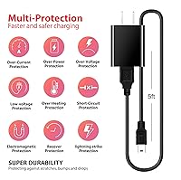 Vista 5 de Cable de carga de 5 pies, adaptador de fuente de alimentación de CA compatible con Texas Instruments TI-84 Plus CE, TI-89 Titanium, TI Nspire CX II