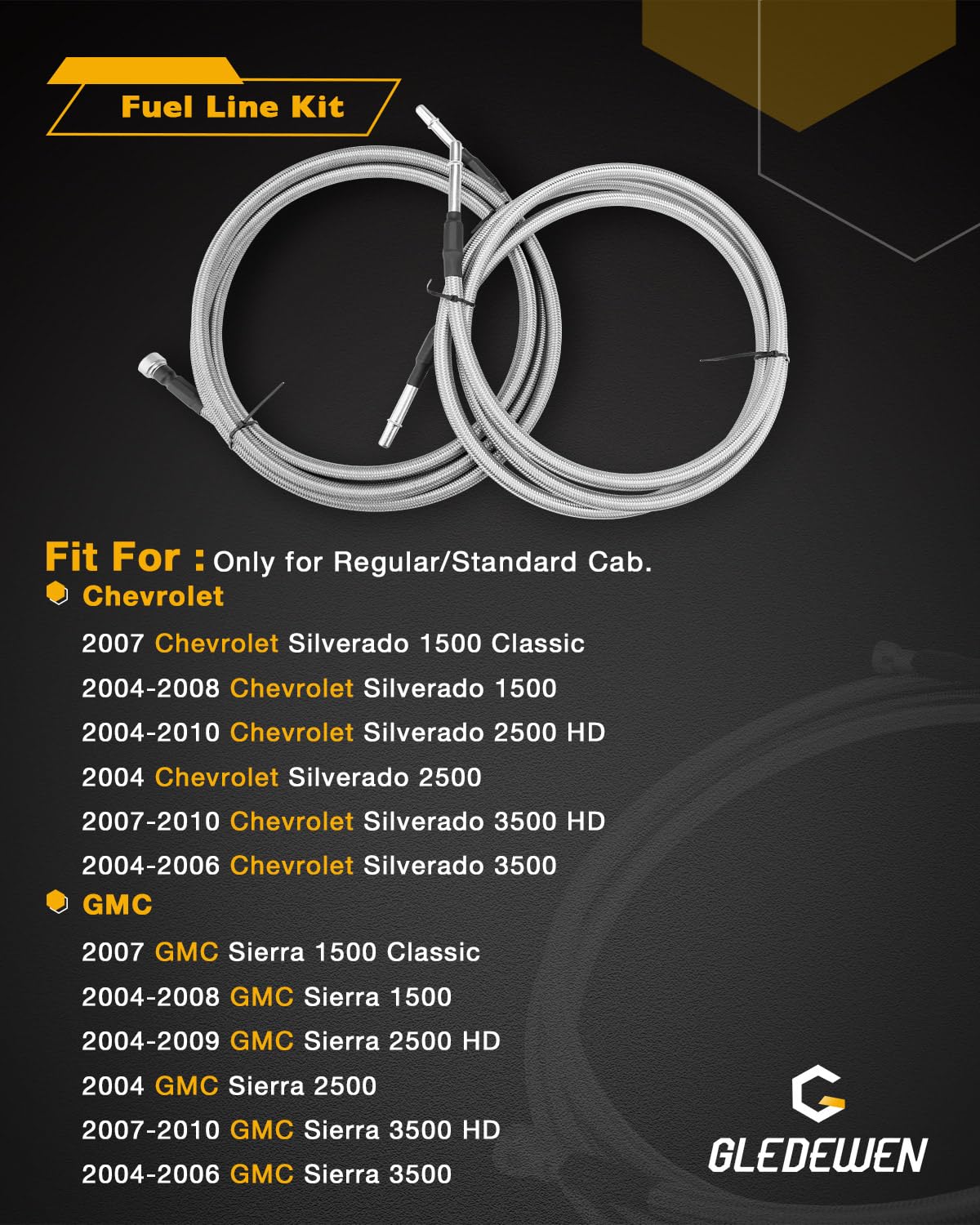 Amazon.com: Fuel Line Kit 819-816, Compatible with 2004-2010 Chevy