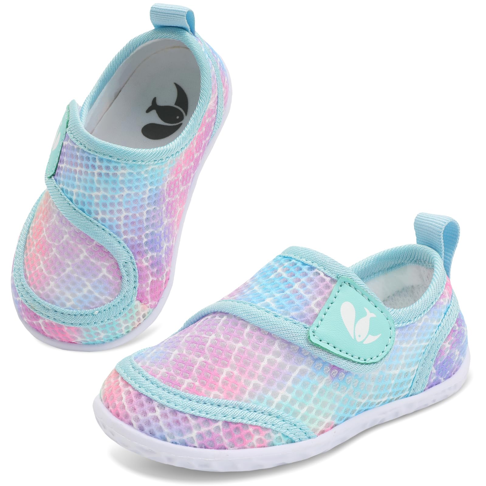 FEETCITY Toddler Water Shoes Boys Girls Swim Shoes Quick Dry Kids Aqua Socks Barefoot for Beach Swimming Pool