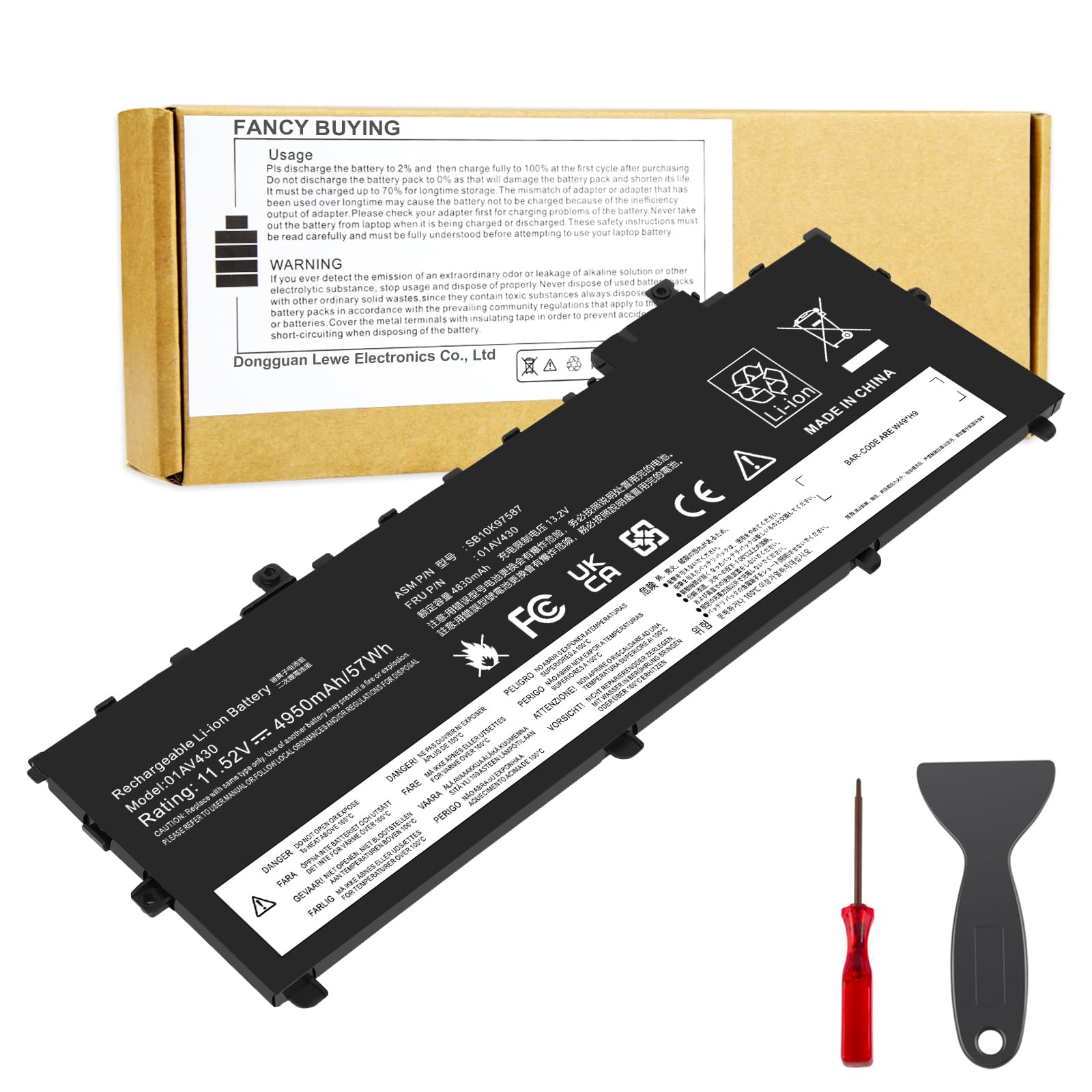 Batería Para Lenovo ThinkPad X1 Carbon Gen 3 (2015), Mode